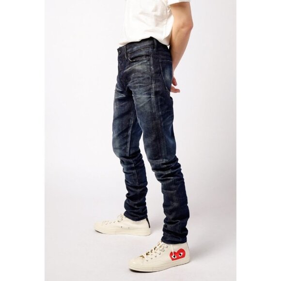 John Elliott Cast 2 Slim Skinny Jeans Iodine Dark Faded Indigo 34 - Picture 2 of 13